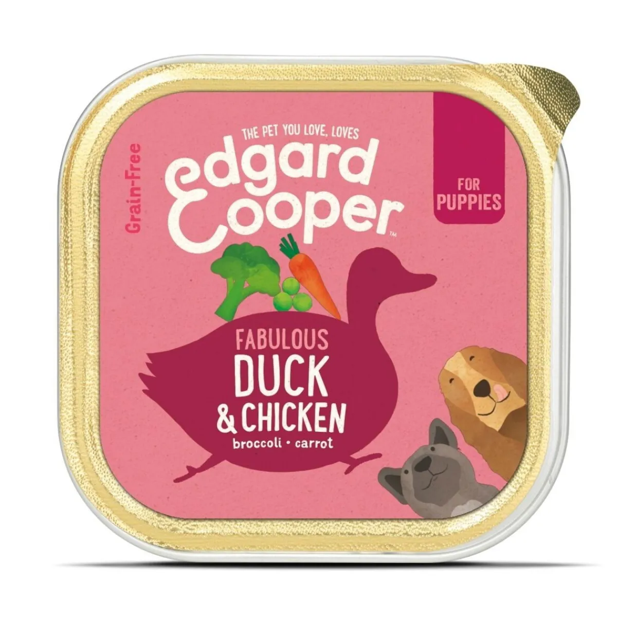 Edgard & Cooper™ Viljaton Koiranruoka|Koiran Märkäruoka Ja Makkarat*Edgard & Cooper Puppy Grain Free, ankka & kana
