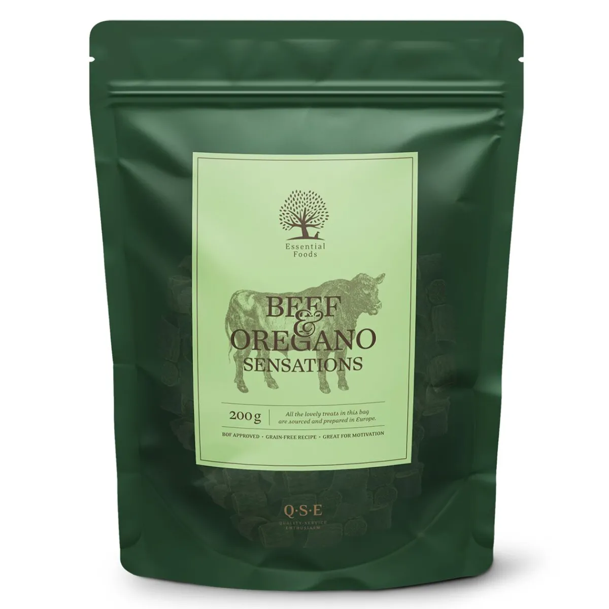 Essential Foods Pehmeät Koiran Herkut|Pikkuherkut Ja Treeninamit*ESSENTIAL Beef & Oregano Sensation 200 g