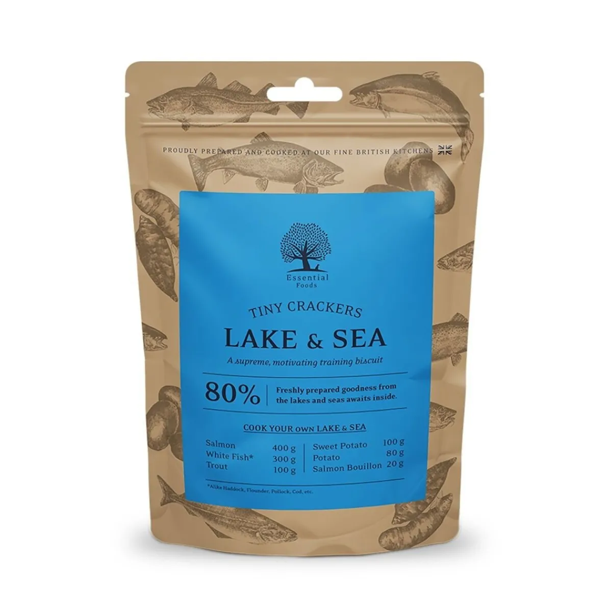 Essential Foods Pikkuherkut Ja Treeninamit*ESSENTIAL Lake&Sea Crackers 100g