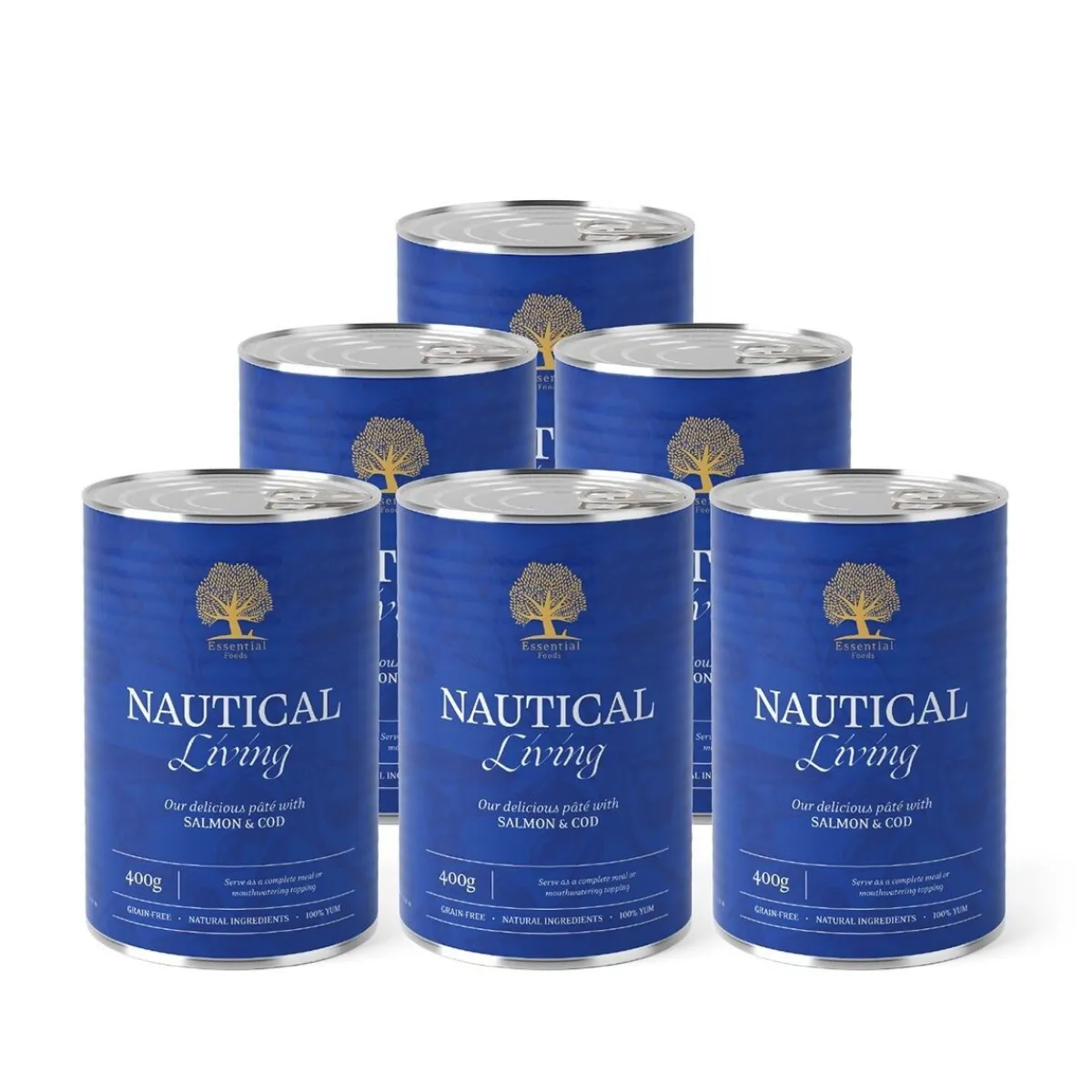 Essential Foods Koiran Märkäruoka Ja Makkarat*ESSENTIAL NAUTICAL LIVING PATÉ 400g