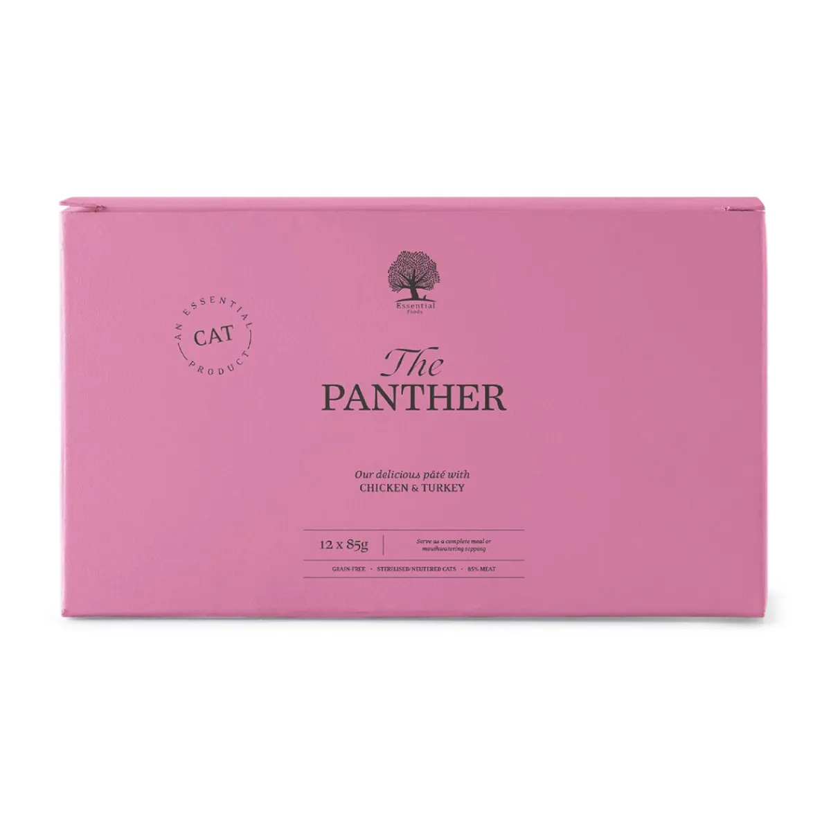 Essential Foods Kissan Märkäruoka*ESSENTIAL the PANTHER PATÉ 12x85g