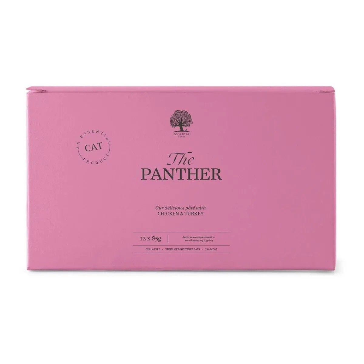 Essential Foods Kissan Märkäruoka*ESSENTIAL the PANTHER PATÉ 12x85g