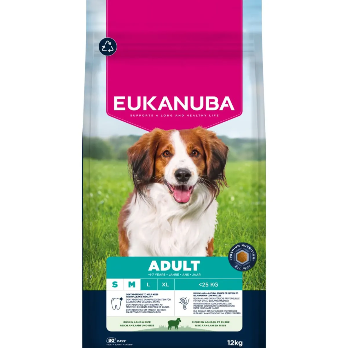 Eukanuba Koiran Kuivaruoka*Adult Small & Medium Breed Lamb & Rice