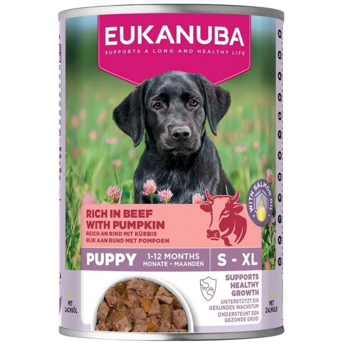 Eukanuba Penturuoka|Penturuoka*Dog Wet Puppy Nauta & Kurpitsa 400 g