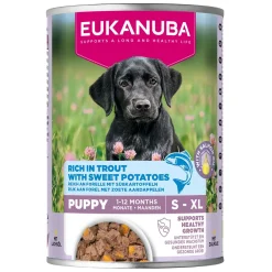 Eukanuba Penturuoka|Penturuoka*Dog Wet Puppy Taimen & Bataatti 400 g