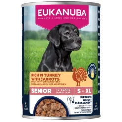 Eukanuba Senioriruoka Koiralle|Senioriruoka*Dog Wet Senior Kalkkuna & Porkkana 400 g
