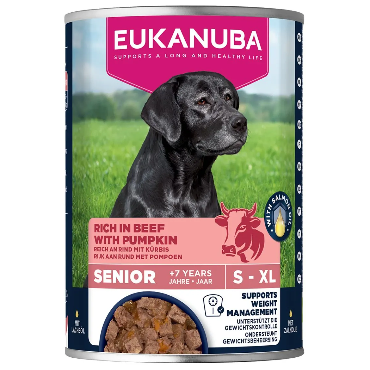 Eukanuba Senioriruoka Koiralle|Senioriruoka*Dog Wet Senior Nauta & Kurpitsa 400 g