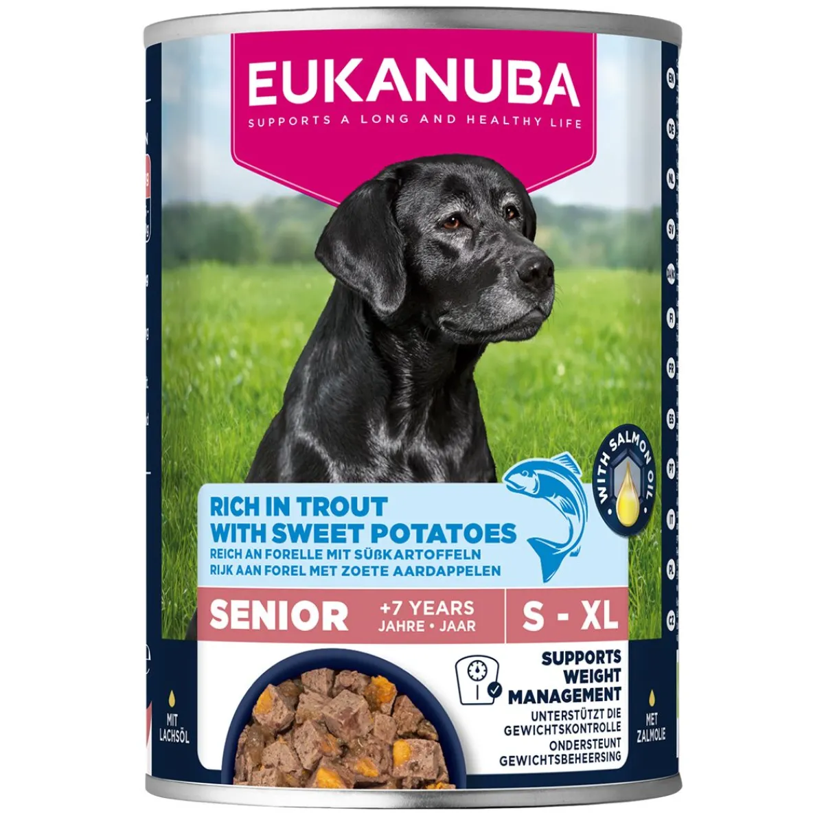 Eukanuba Senioriruoka Koiralle|Senioriruoka*Dog Wet Senior Taimen & Bataatti 400 g