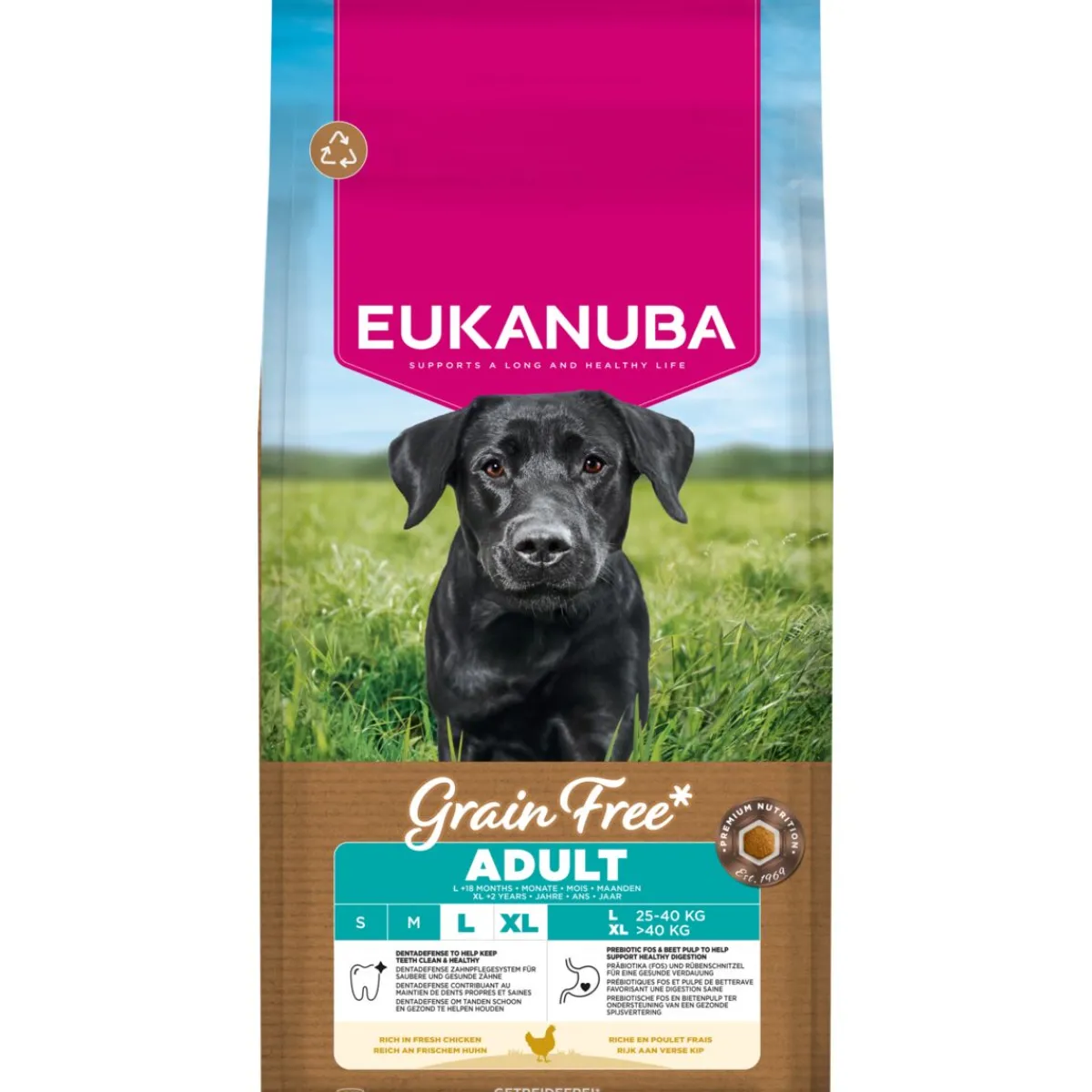 Eukanuba Koiran Kuivaruoka|Koiran Kuivaruoka*Grain Free Adult Large Breed Chicken