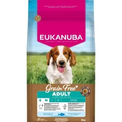 Eukanuba Koiran Kuivaruoka*Grain Free Adult Small & Medium Breed Ocean Fish