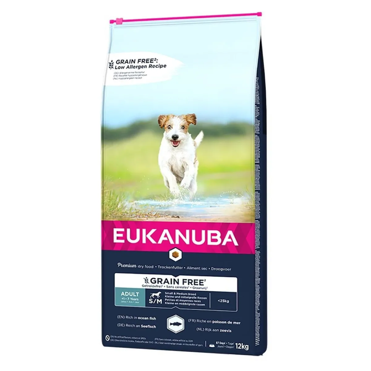 Eukanuba Koiran Kuivaruoka*Grain Free Adult Small & Medium Breed Ocean Fish