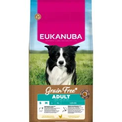 Eukanuba Koiran Kuivaruoka|Viljaton Koiranruoka*Grain Free Adult Small & Medium Breed Chicken