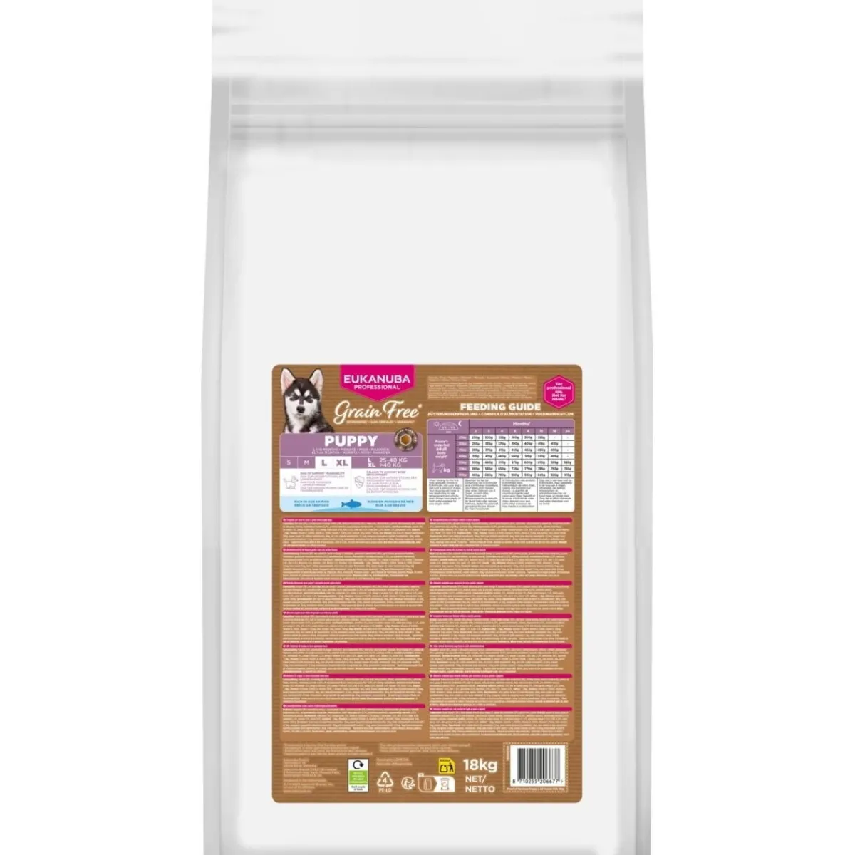 Eukanuba Koiran Kuivaruoka|Penturuoka*Grain Free Puppy & Junior Large & Extra Large Breed Ocean Fish