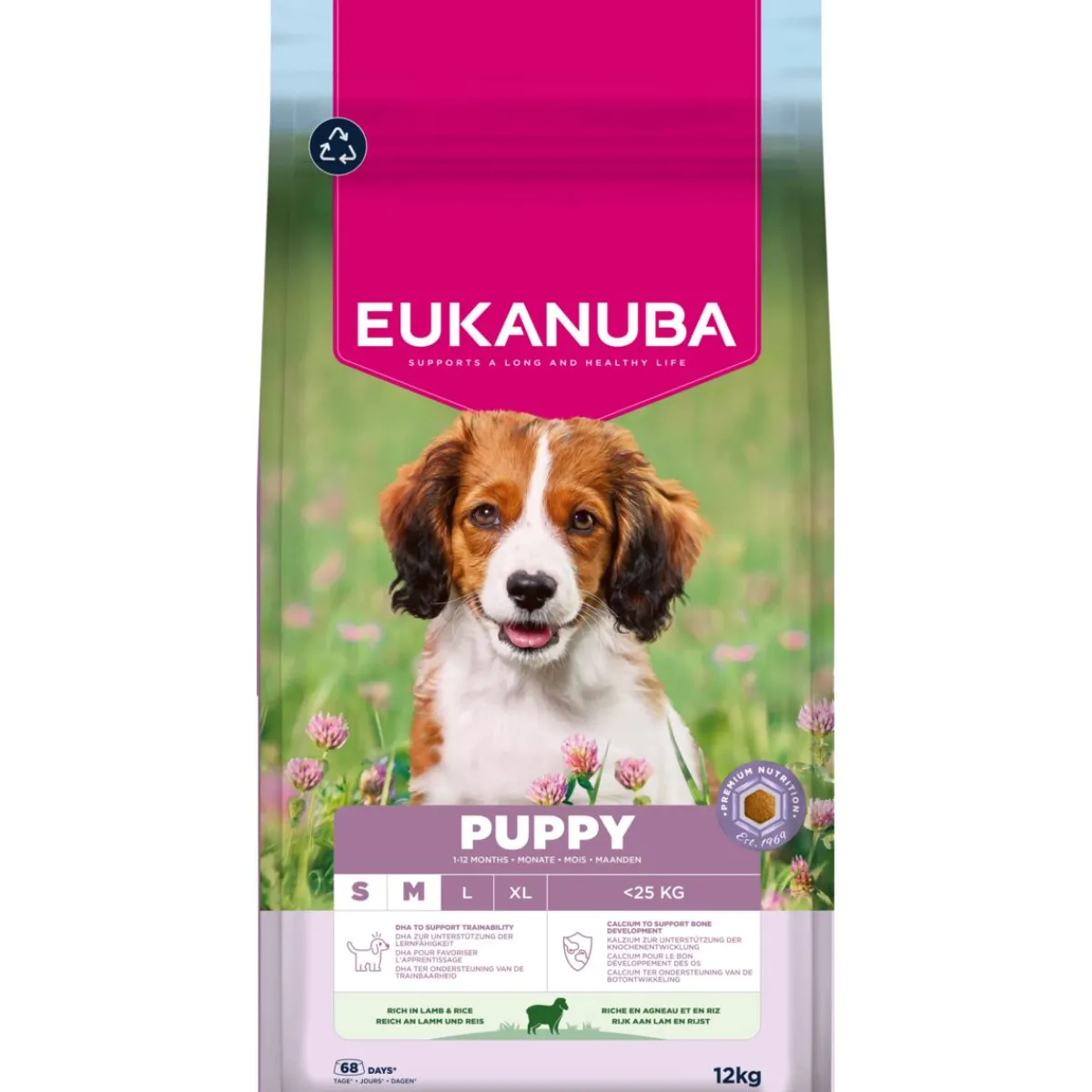Eukanuba Koiranruoat Erityistapeisiin|Koiran Kuivaruoka*Puppy&Jr SMB Lamb&Rice 2 x 12kg