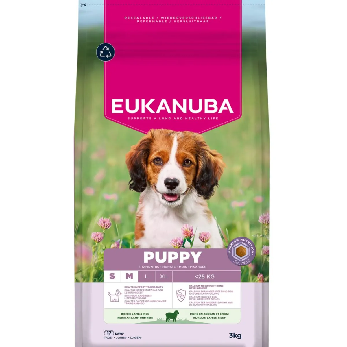 Eukanuba Koiranruoat Erityistapeisiin|Koiran Kuivaruoka*Puppy&Jr SMB Lamb&Rice 2 x 12kg