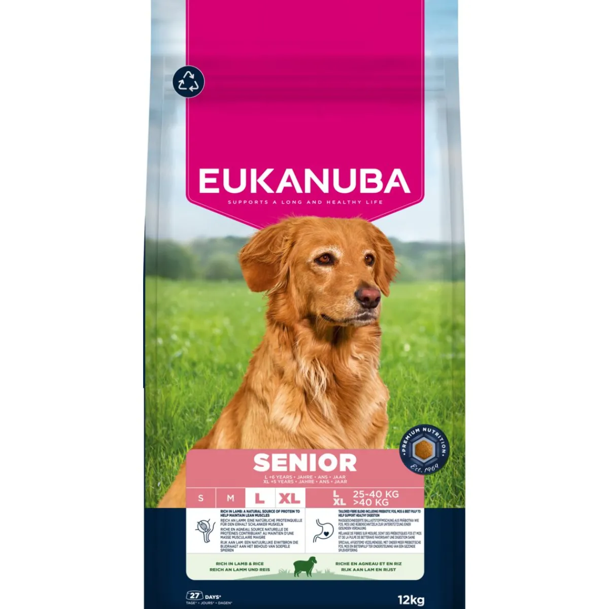 Eukanuba Koiran Kuivaruoka|Senioriruoka*Senior Large Breed Lamb & Rice