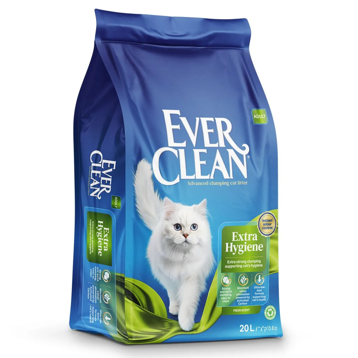 Ever Clean Paakkuuntuva Kissanhiekka|Hajustettu Kissanhiekka*Extra Hygiene Fresh Scent