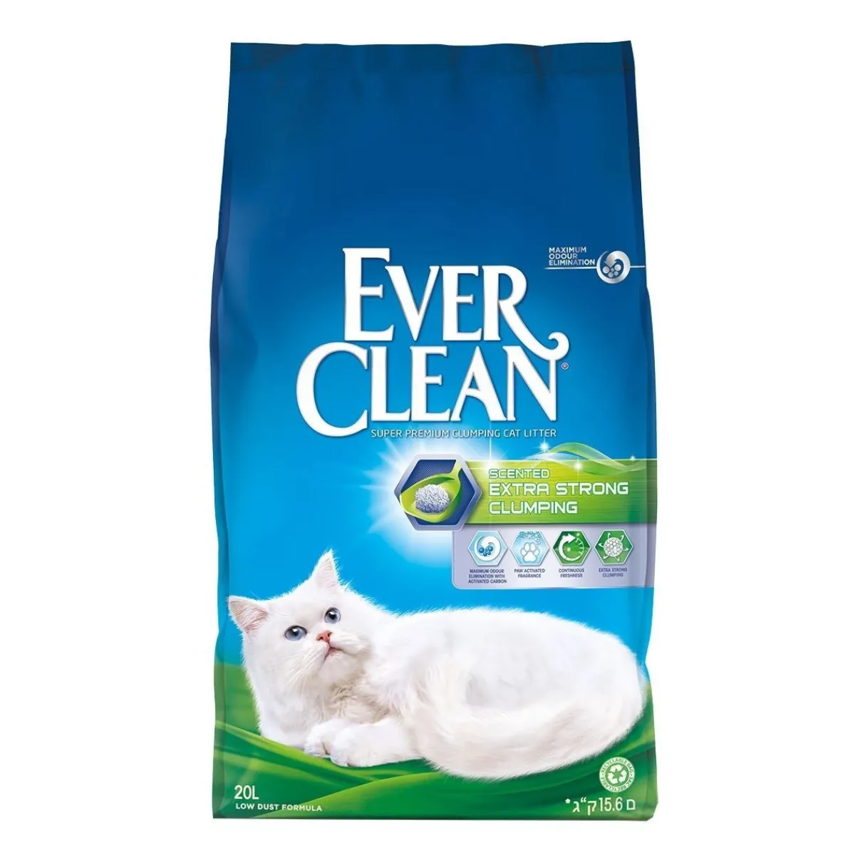 Ever Clean Paakkuuntuva Kissanhiekka|Hajustettu Kissanhiekka*Extra Hygiene Fresh Scent