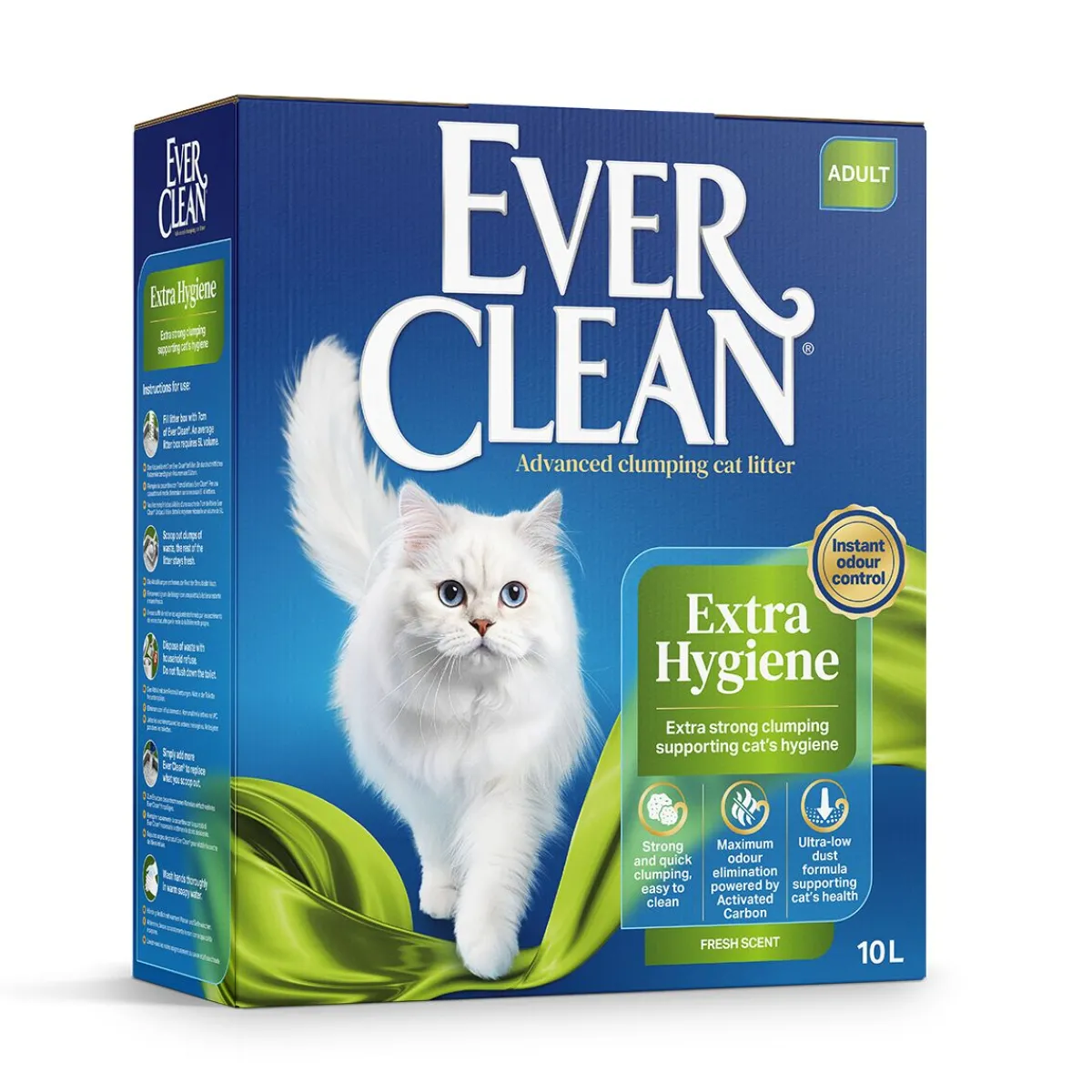 Ever Clean Tarjoukset Kissoille*Extra Hygiene Fresh Scent 4 x 10L