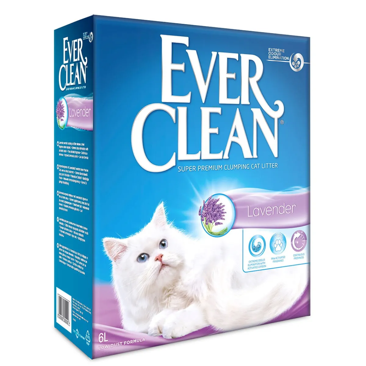 Ever Clean Paakkuuntuva Kissanhiekka|Tarjoukset Kissoille*Extra Hygiene Lavender 4 x 10L