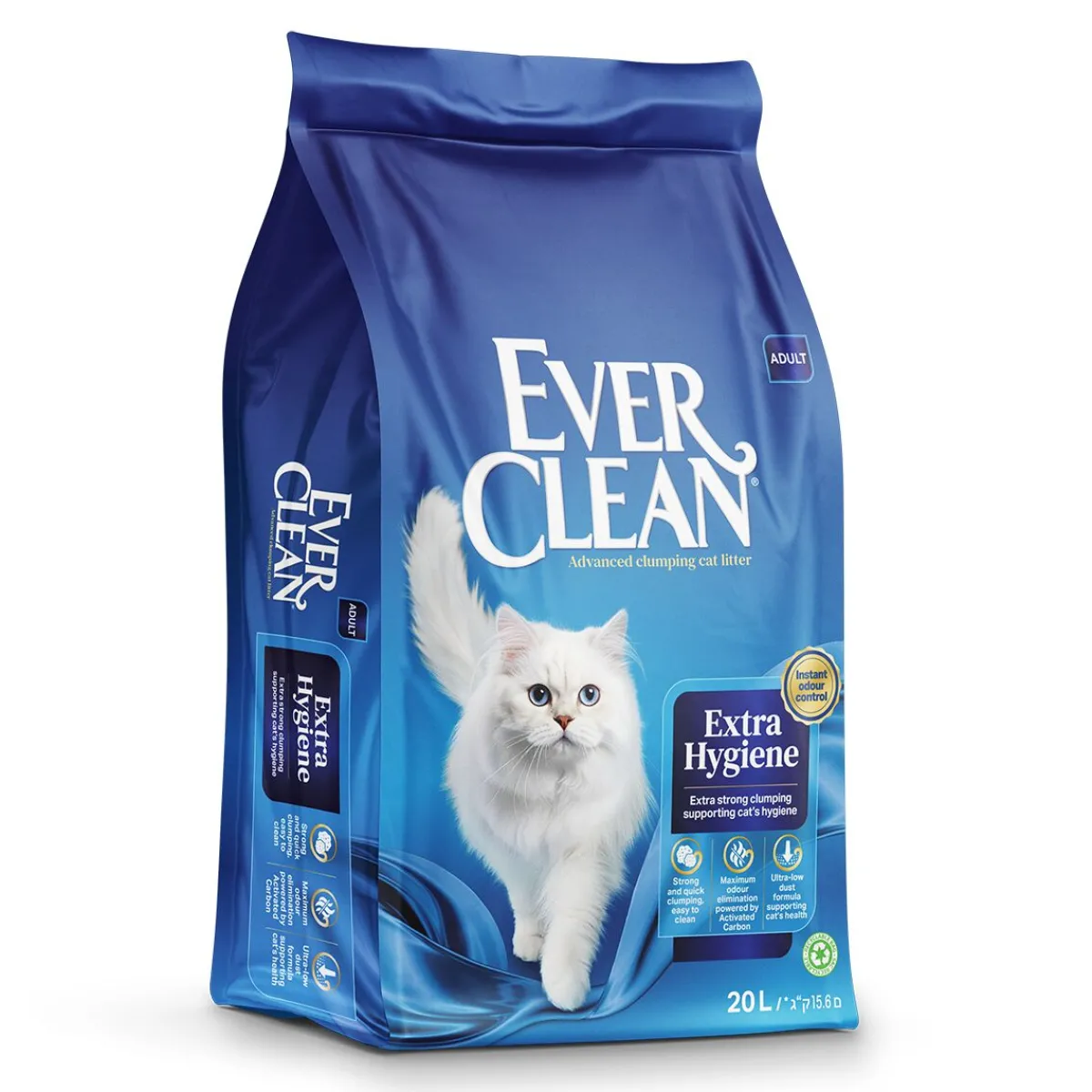 Ever Clean Paakkuuntuva Kissanhiekka|Hajustamaton Kissanhiekka*Extra Hygiene Unscented