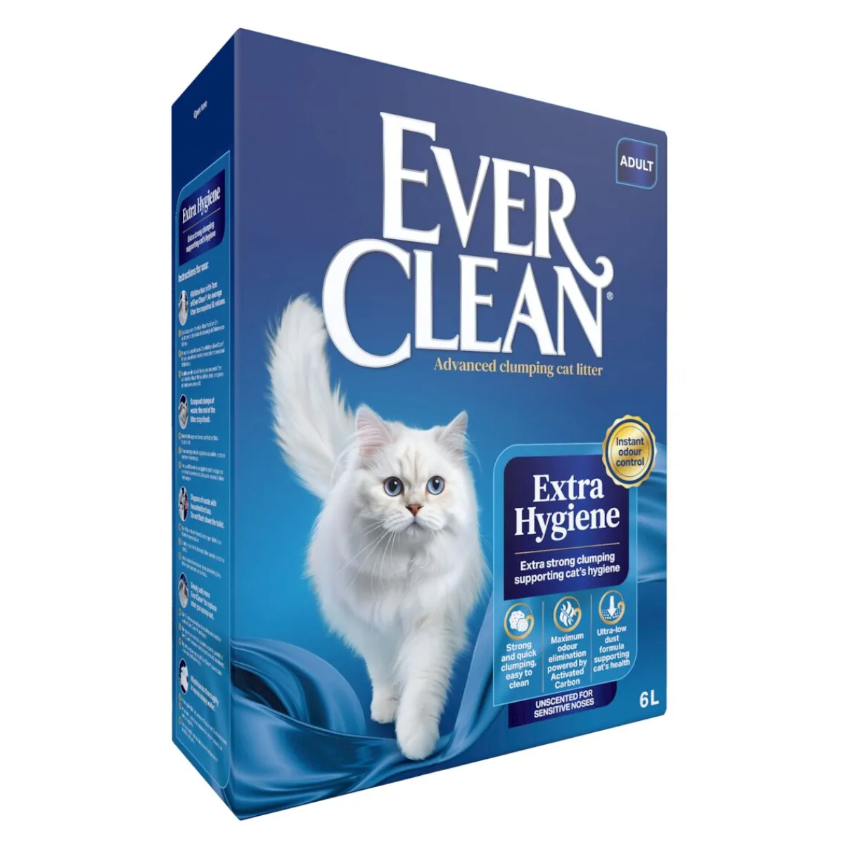 Ever Clean Tarjoukset Kissoille*Extra Strong Unscented 4 x 10L