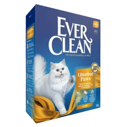 Ever Clean Paakkuuntuva Kissanhiekka|Tarjoukset Kissoille*Litterfree Paws 4 x 10L