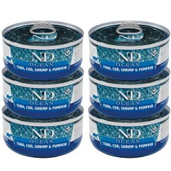 Farmina Kissan Märkäruoka*N&D Cat Ocean Tuna & Pumpkin 6x70g