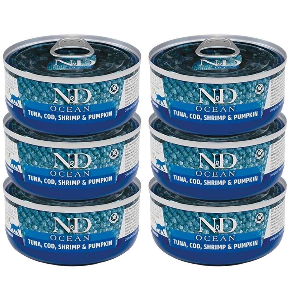 Farmina Kissan Märkäruoka*N&D Cat Ocean Tuna & Pumpkin 6x70g