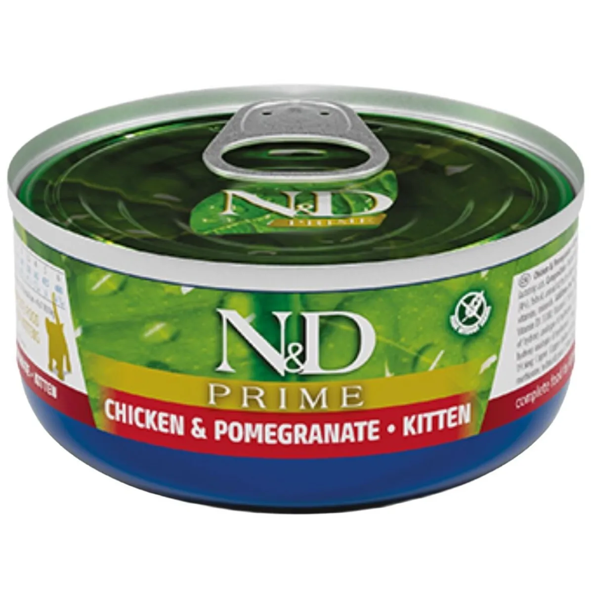 Farmina Kissan Märkäruoka|Kissanpennun Ruoka*N&D Cat Prime Chicken & Pomegranate Kitten 70g