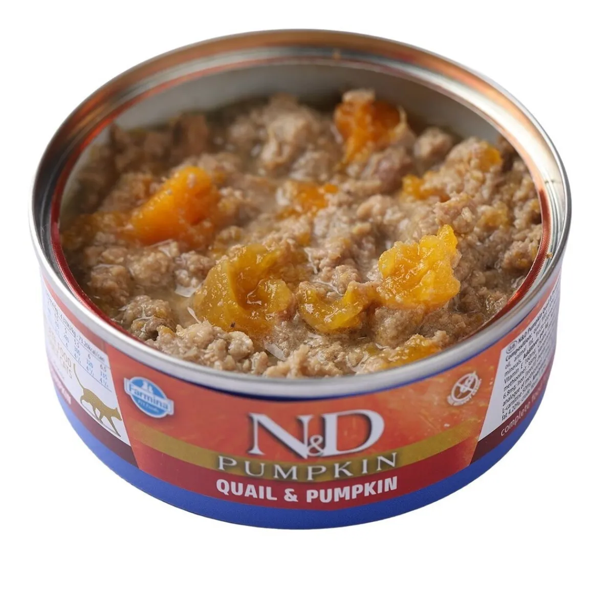 Farmina Kissan Märkäruoka*N&D Cat Quail & Pumpkin 70g