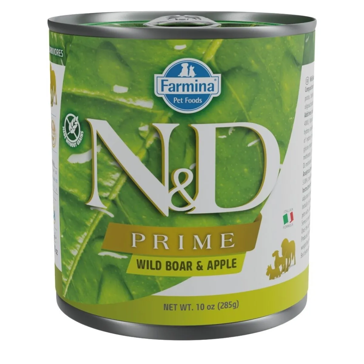 Farmina Koiran Märkäruoka Ja Makkarat*N&D Dog Prime Wild Boar & Apple 285 g
