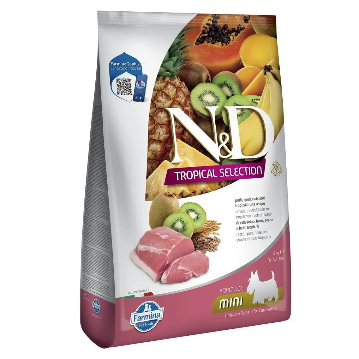 Farmina Koiran Kuivaruoka*N&D Dog Tropical Pork Small