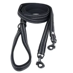 Feel Active Koiran Hihnat Ja Flexit*Padded multitalutin musta