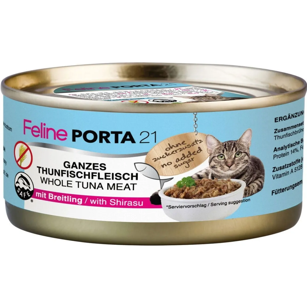 Feline Porta 21 Kissan Märkäruoka*Tonnikala & Kilohaili