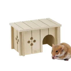 Ferplast Pieneläinten Häkin Sisustus|Hamsterin Häkin Sisustus*Sin 4642 pesämökki hamsterille
