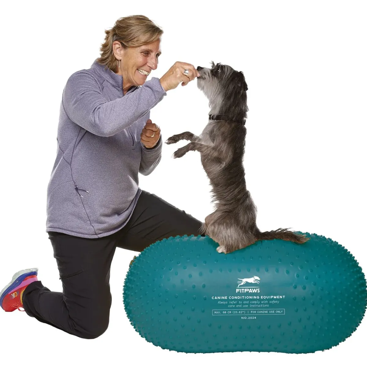 FitPaws Koiran Tasapainotyynyt|Uutuudet Koirille*Trax Peanut Blue, 60 x 60 x 20 cm