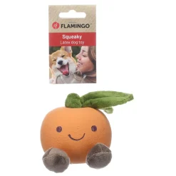 Flamingo Koiran Vinkulelut*Orange Dog Toy