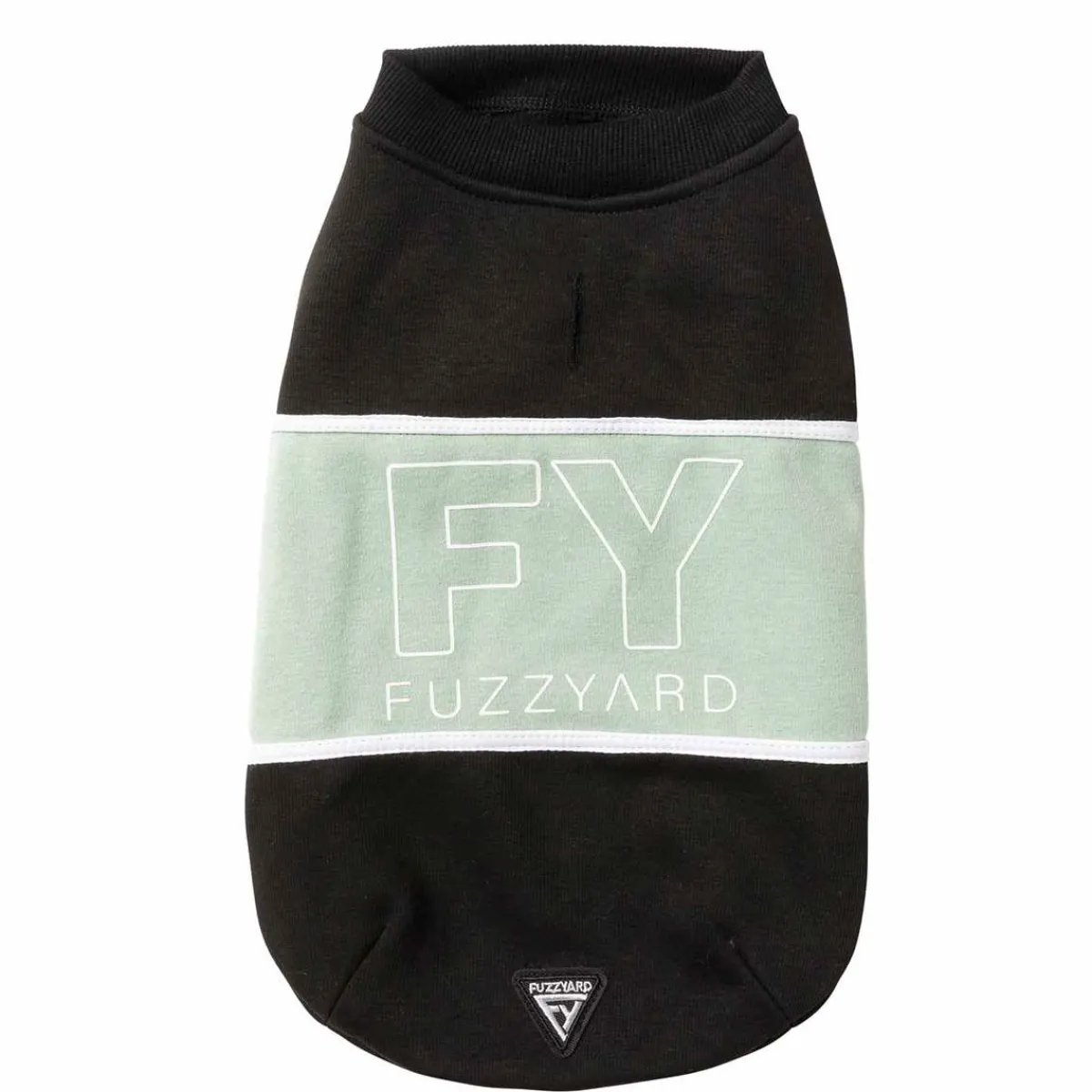 FuzzYard Koiran Vaatteet*koiran collegepaita, musta/salvia