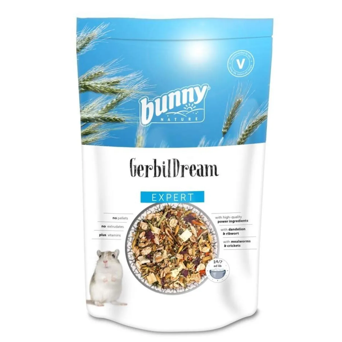 Bunny Nature Gerbiilin Ruoka|Pieneläinten Ruoka*Gerbiilin ruoka Bunny GerbilDream Expert 500g