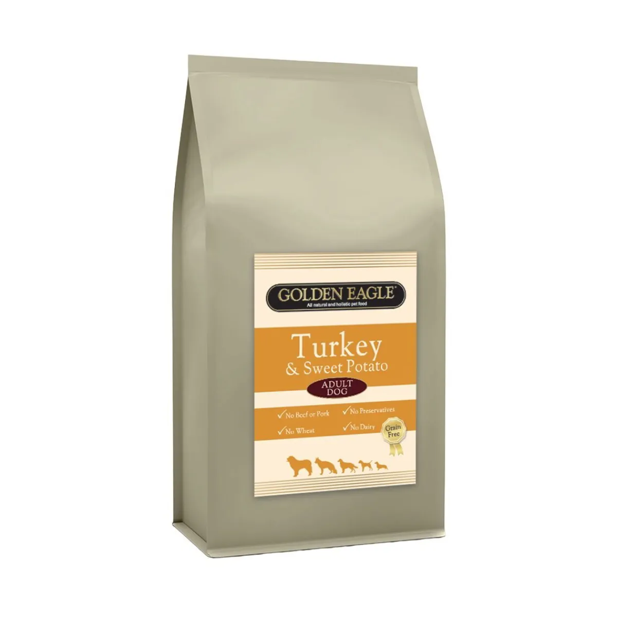Golden Eagle Koiran Kuivaruoka*Grainfree Turkey & Sweet potato