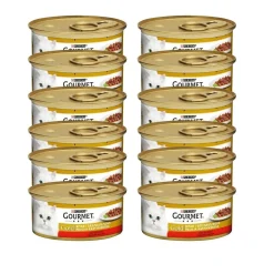 Gourmet Kissan Märkäruoka|Tarjoukset Kissoille*Gold Nauta kastikkeessa 12x 85g