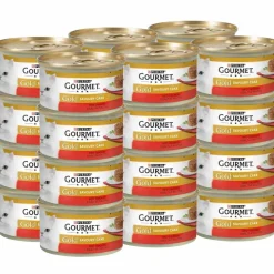 Gourmet Kissan Märkäruoka|Tarjoukset Kissoille*Gold Savoury Cake Nautaa ja tomaattia kastikkeessa 24x85g