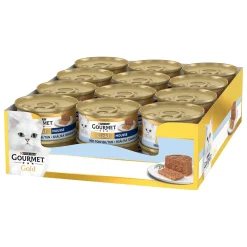 Gourmet Kissan Märkäruoka|Tarjoukset Kissoille*Gold Tonnikala Mousse 24x 85g