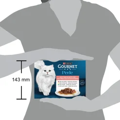 Gourmet Kissan Märkäruoka|Uutuudet Kissoille*Mini Fillets Lihaa ja kalaa kastikkeessa 8 x 85 g