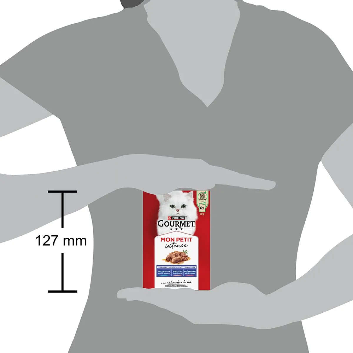 Gourmet Kissan Märkäruoka|Uutuudet Kissoille*Mon Petit Kalalajitelma 6 x 50 g