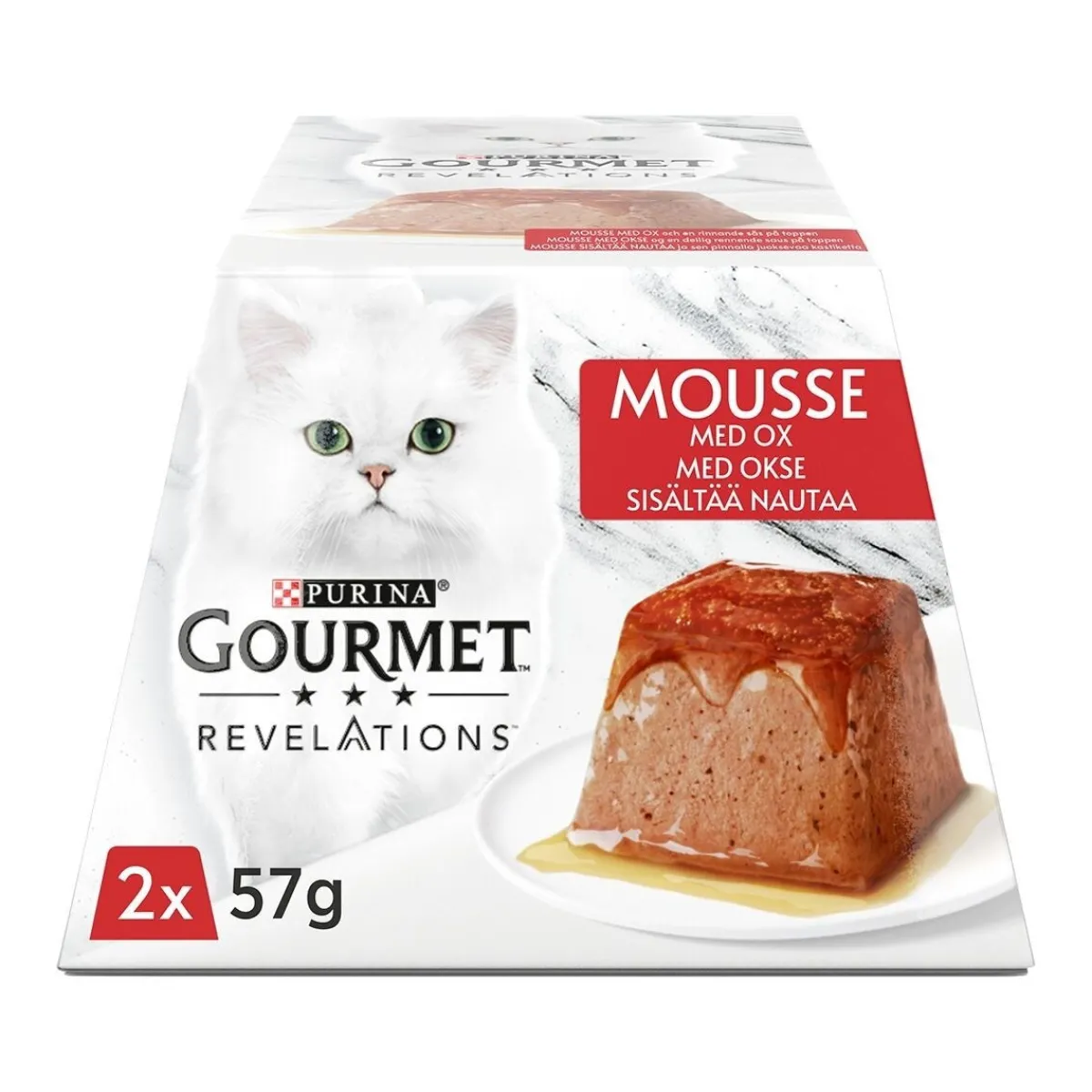 Gourmet Kissan Märkäruoka|Tarjoukset Kissoille*Revelations Beef 2x57 g