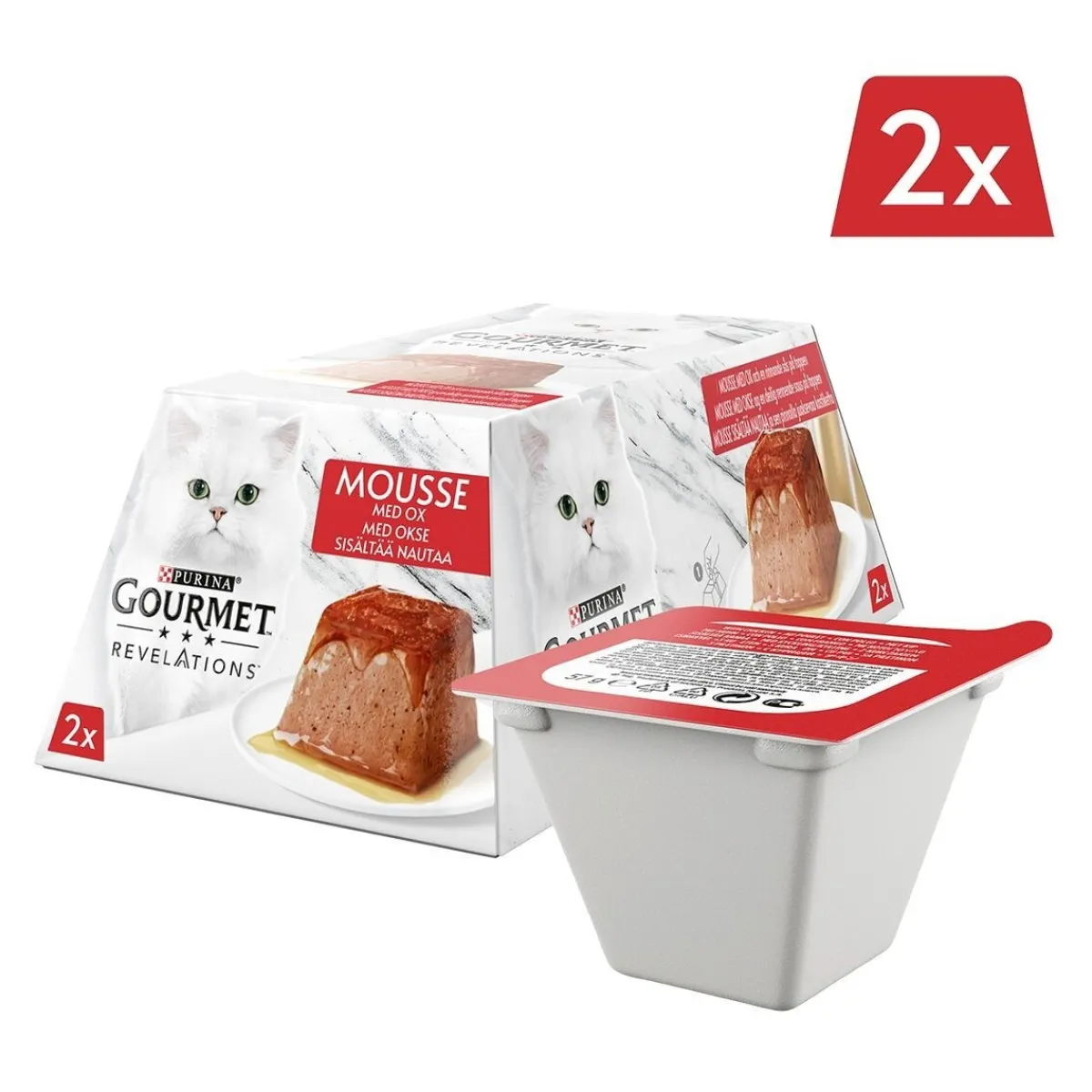 Gourmet Kissan Märkäruoka|Tarjoukset Kissoille*Revelations Beef 2x57 g