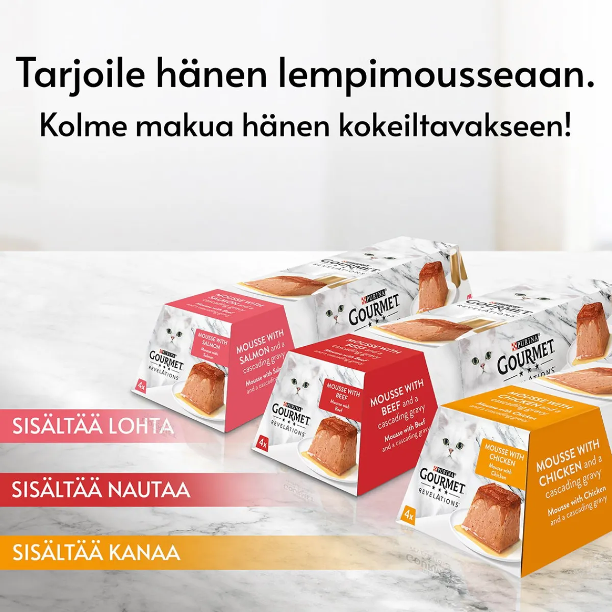 Gourmet Kissan Märkäruoka|Tarjoukset Kissoille*Revelations Chicken 2x57g