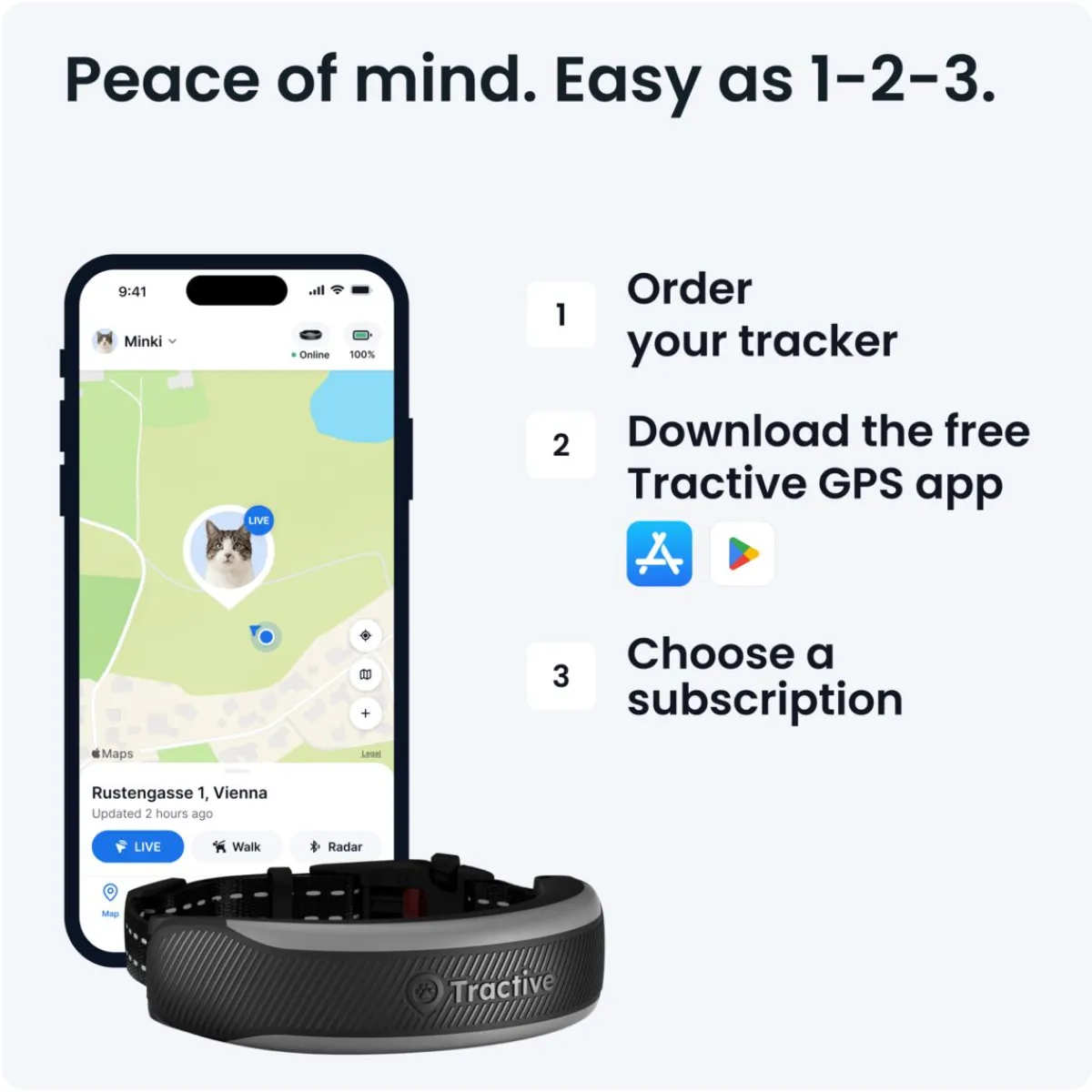 Tractive Ulkoilu|Kissan Gps*GPS kissalle CAT 6 Mini